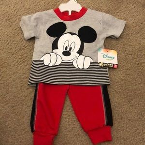 Three infant outfits/pj’s